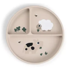 Stick&Stay Oppdelingsfat Tiny Farm Sand