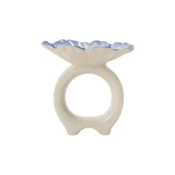 Stiernholm - Flora - Serviettring Blå