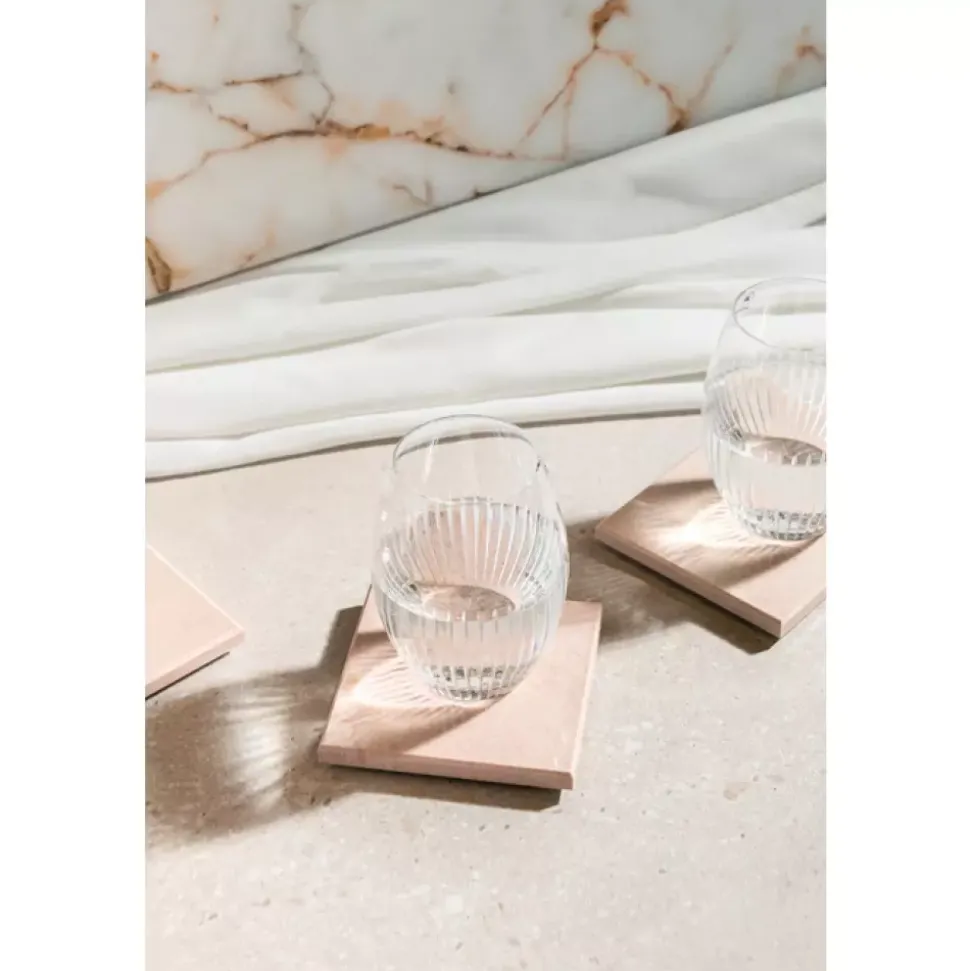 Stiernholm - Marmor - Glassbrikke 4-pk