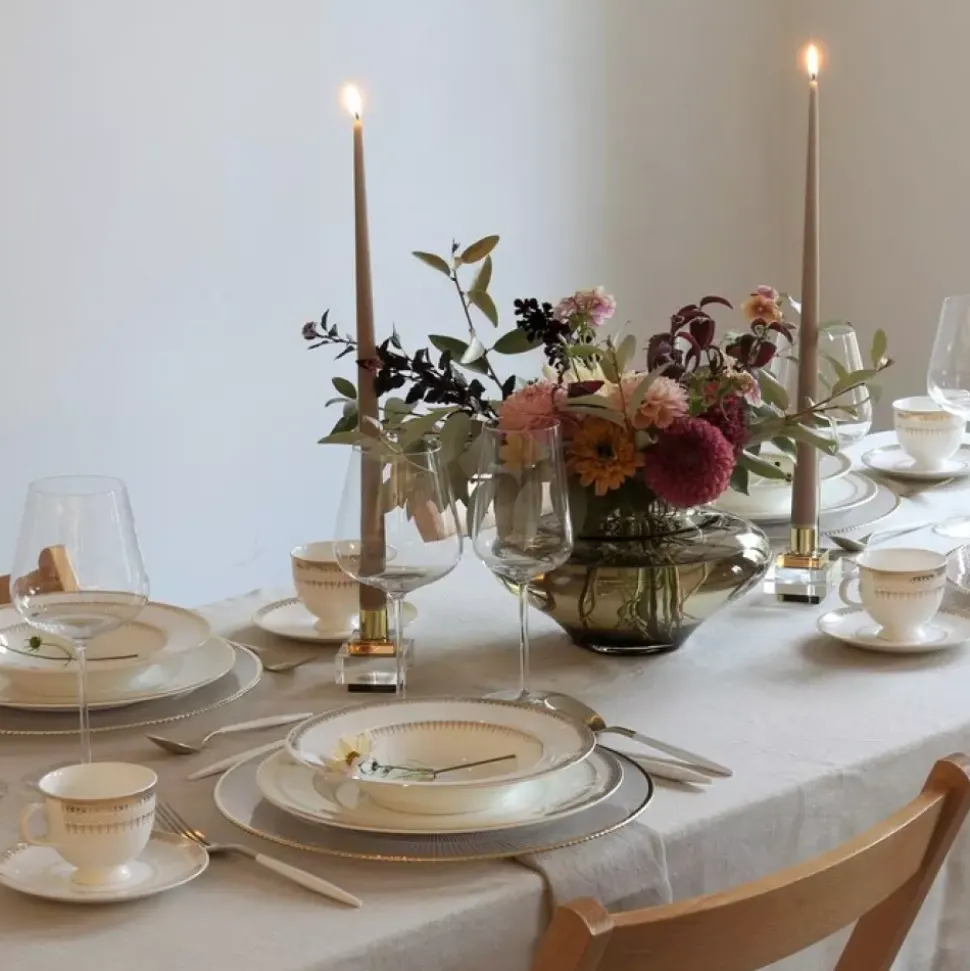 Stiernholm Plisse D33 Klar Dekketallerken