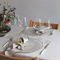 Stiernholm Plisse D33 Klar Dekketallerken