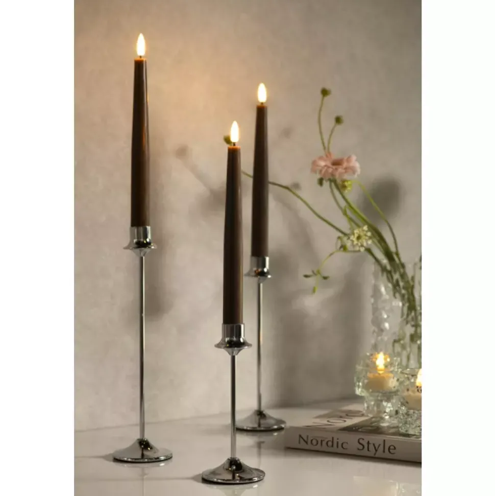 Stiernholm - Steel Reflection - Lysestake 27,5 cm