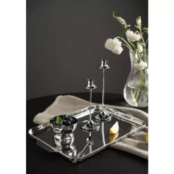 Stiernholm - Steel Reflection - Lysestake 22,5 cm