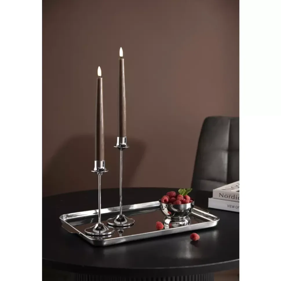 Stiernholm - Steel Reflection - Lysestake 22,5 cm