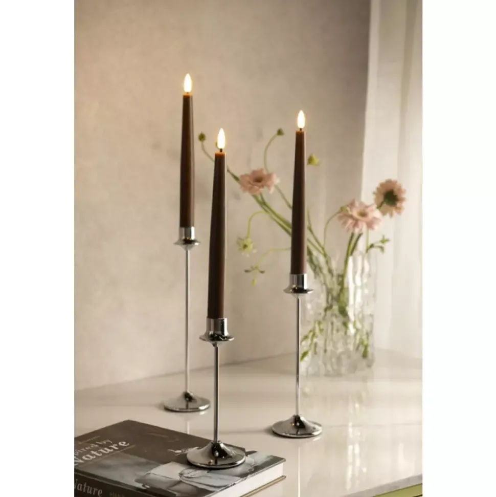 Stiernholm - Steel Reflection - Lysestake 22,5 cm