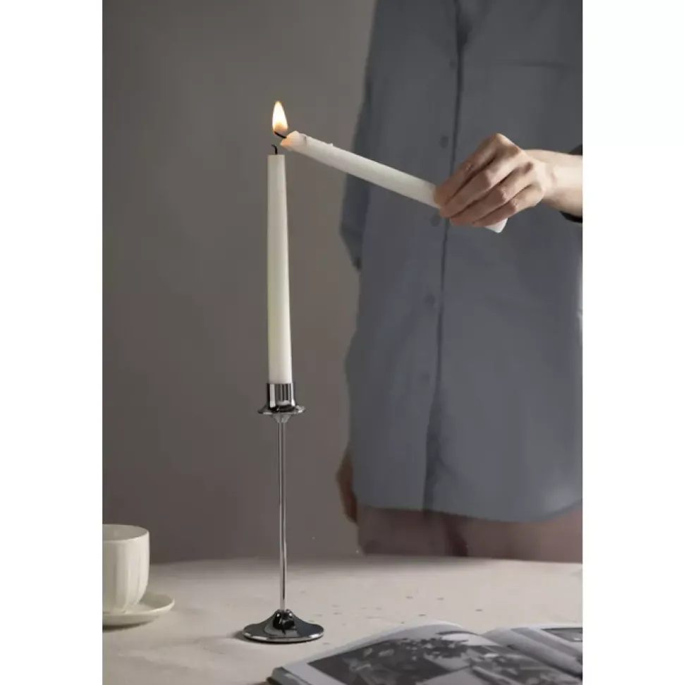 Stiernholm - Steel Reflection - Lysestake 22,5 cm