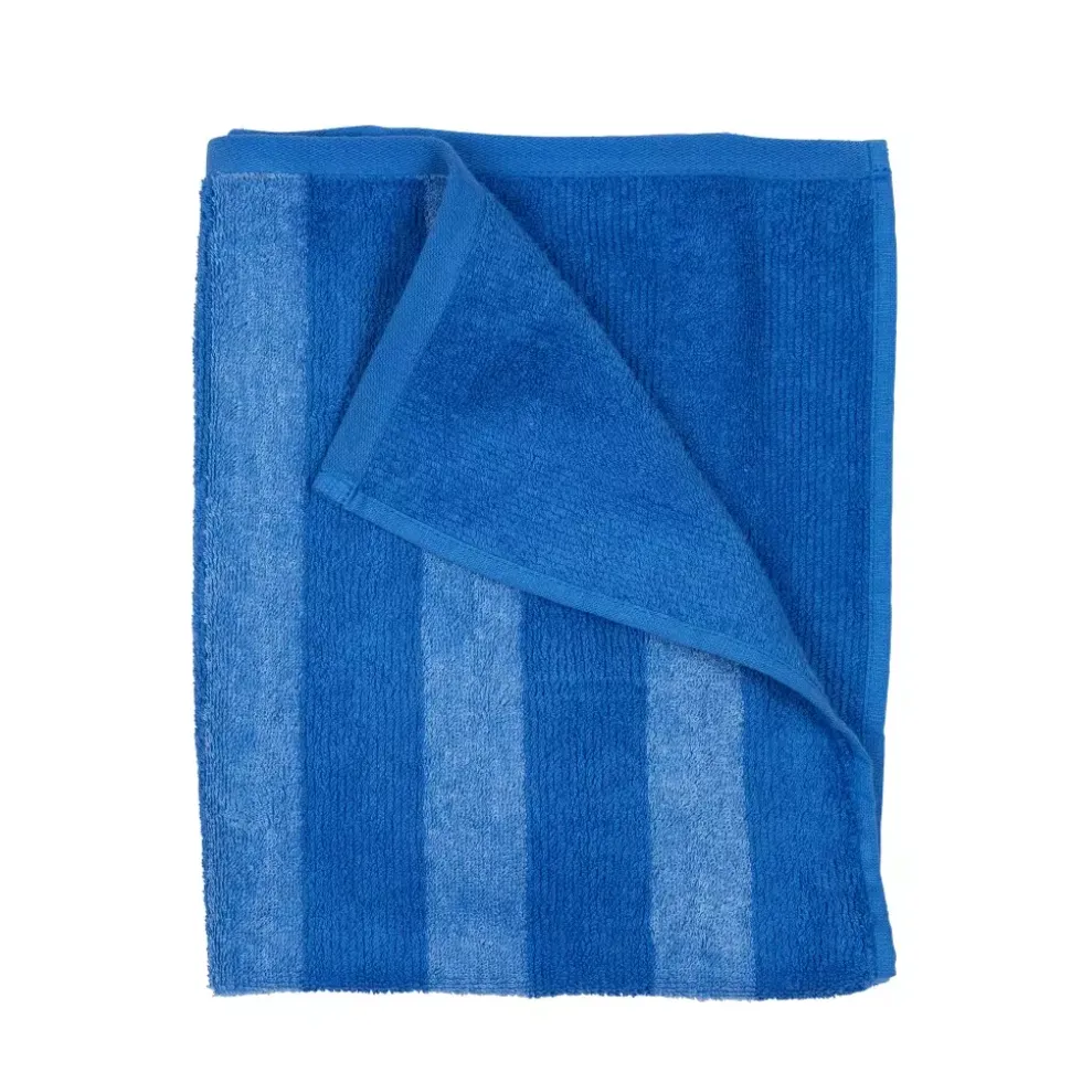 Stripe Håndkle 70x140 Kornblå