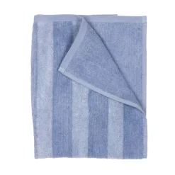 Stripe Håndkle 50x70 Lysblå