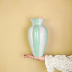 Stripes Vase Grønn/Lilla H29,5