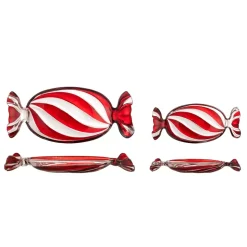 Sweetie Serveringsfat S/2 Rødt Glass