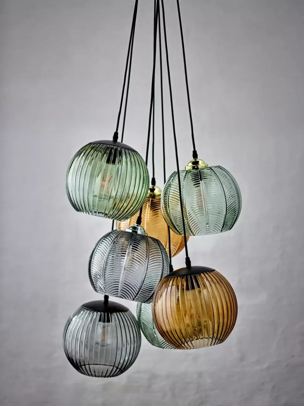 Sybia Pendel Brun Glass