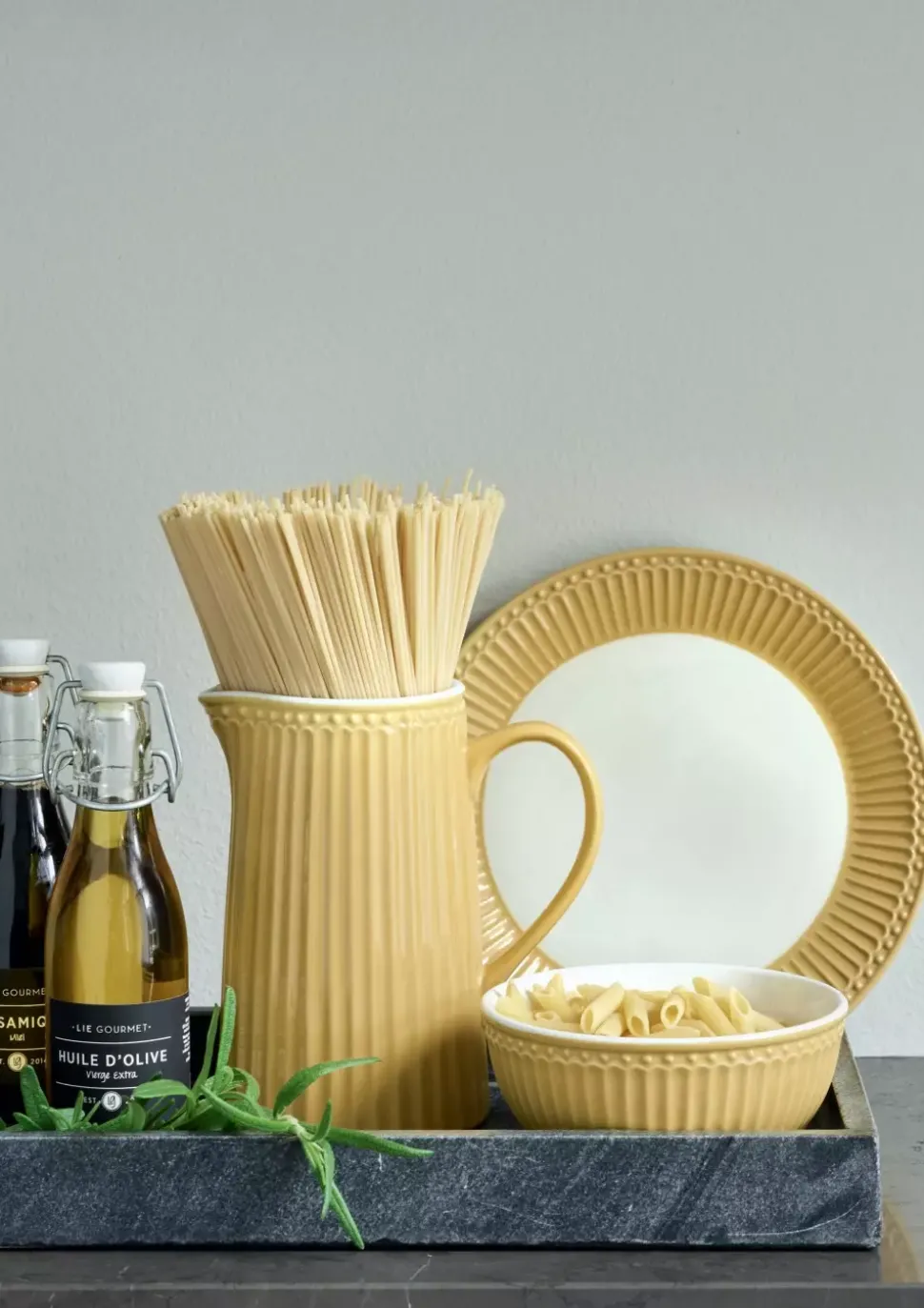 Tallerken Alice Honey Mustard