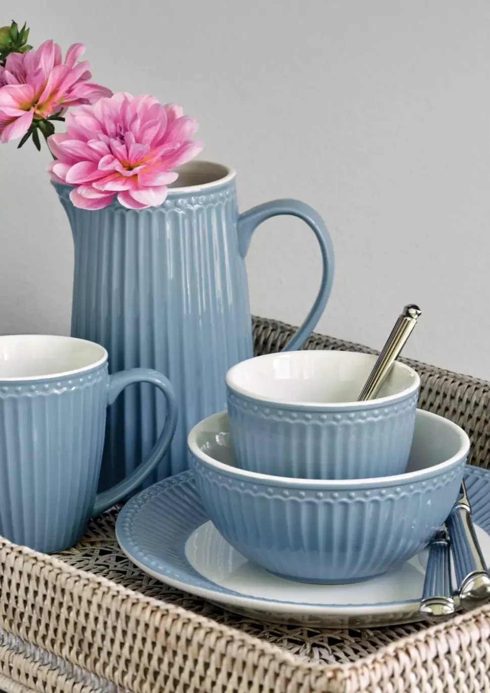Tallerken Alice Sky Blue
