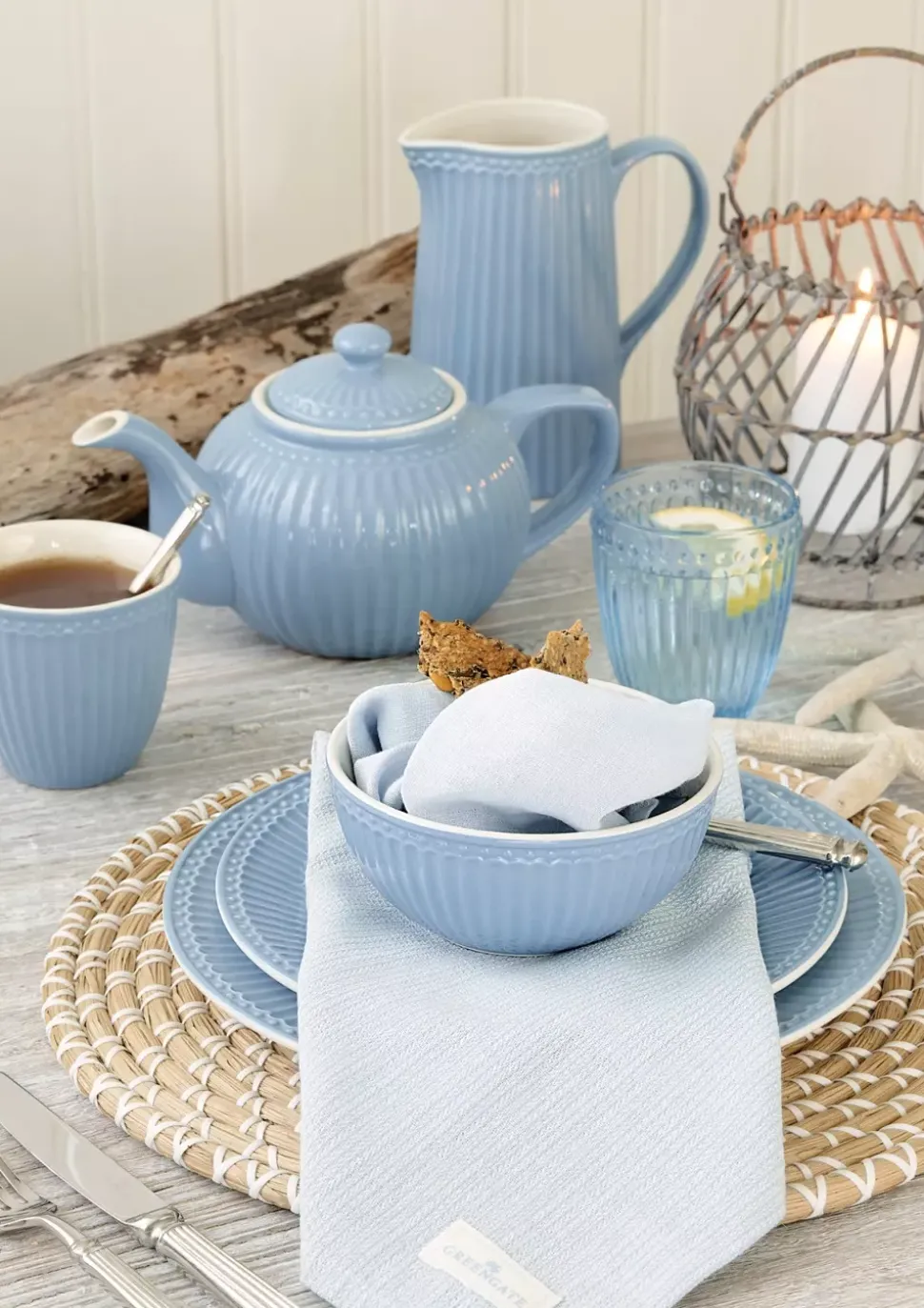 Tallerken Alice Sky Blue