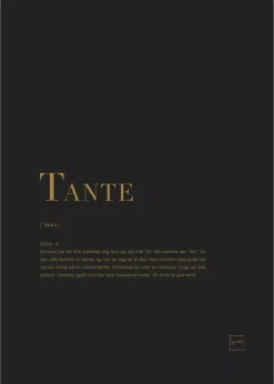 Tante Gullposter