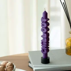 Taper Candle CHILL OUT Indigo