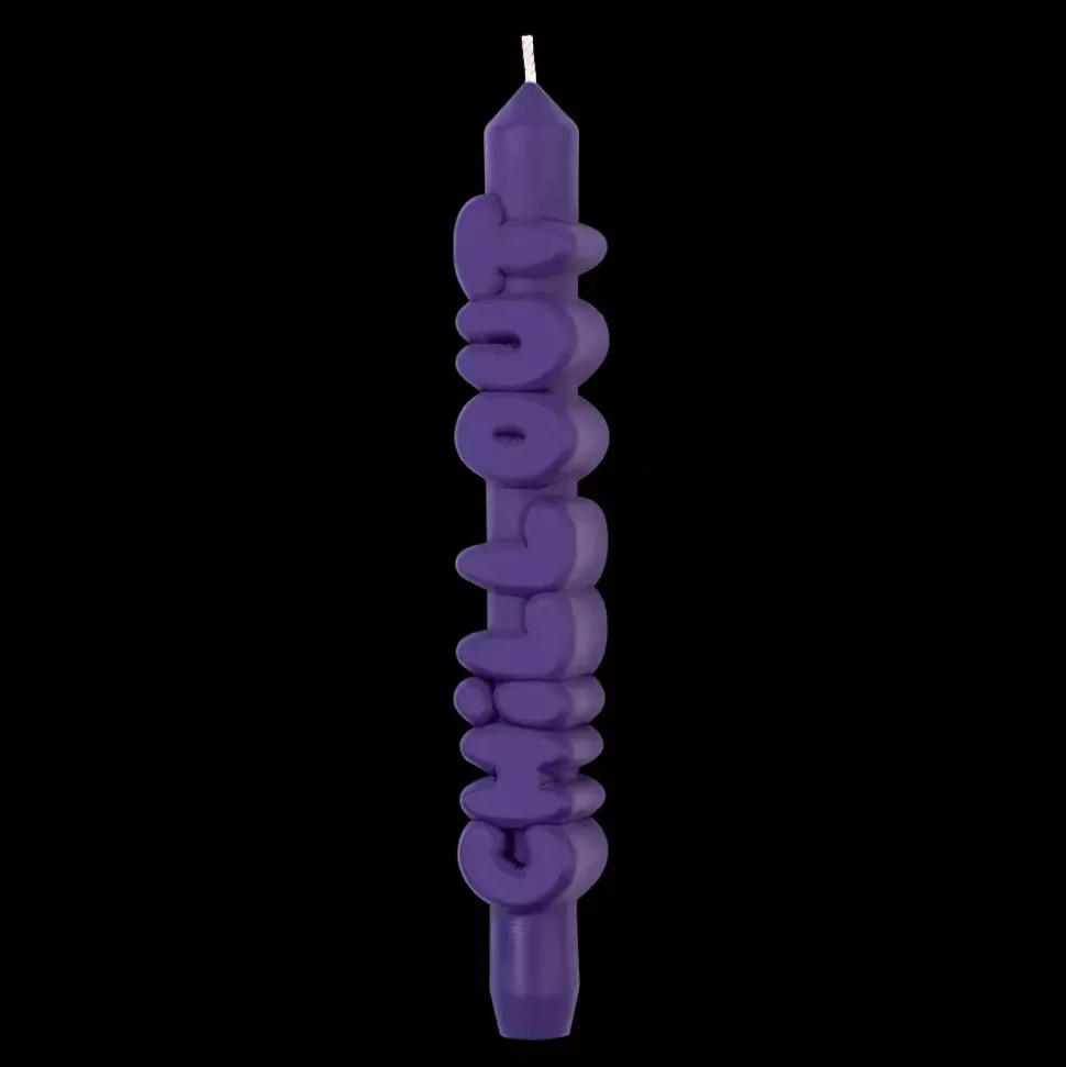 Taper Candle CHILL OUT Indigo