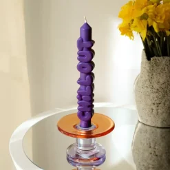 Taper Candle CHILL OUT Indigo