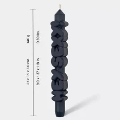 Taper Candle HEY SEXY! Svart