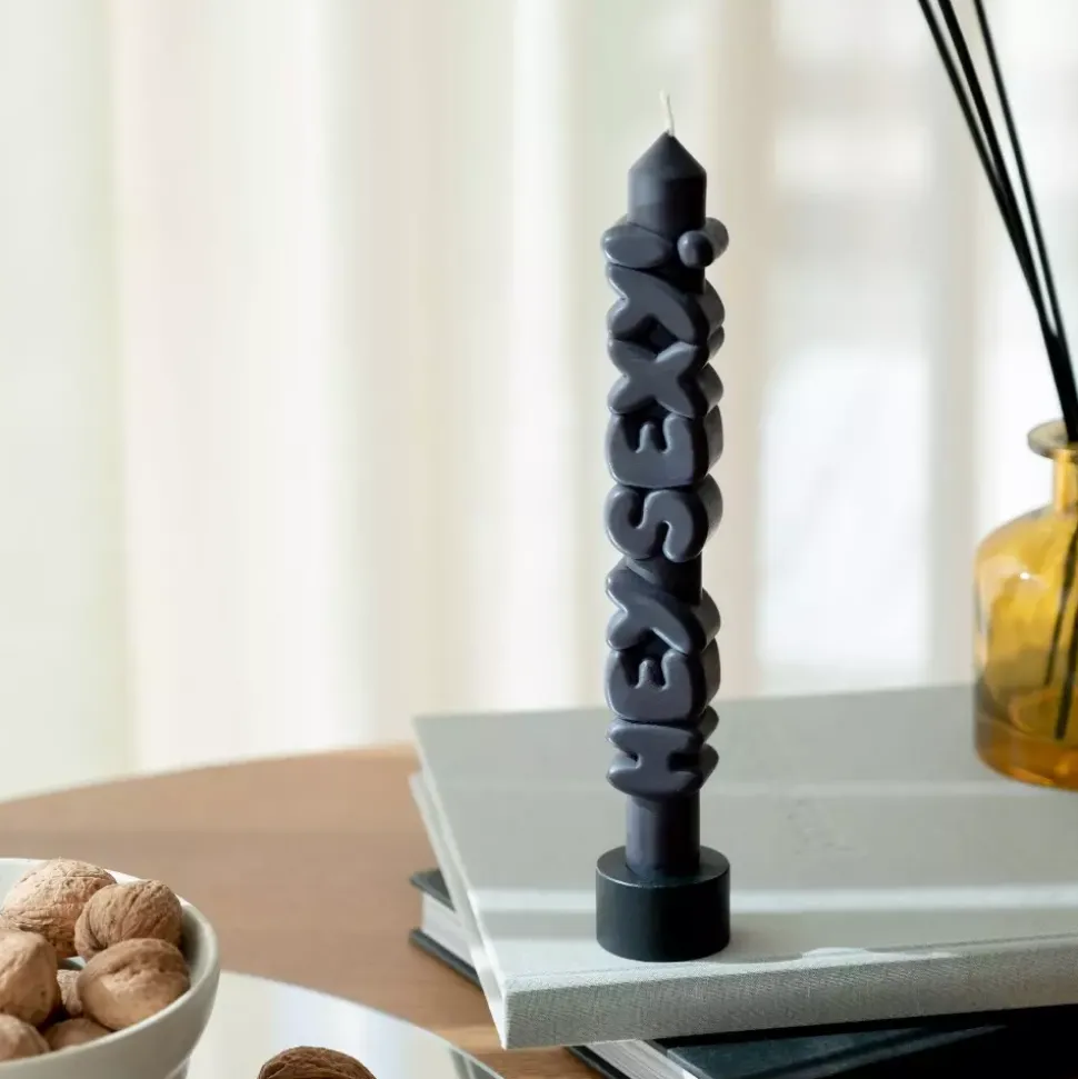 Taper Candle HEY SEXY! Svart