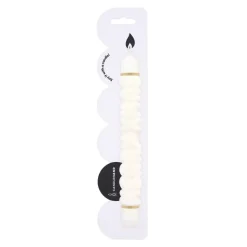 Taper Candle MERRY XMAS Hvit