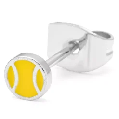 Tennis Ørering 1 stk Silver Plated
