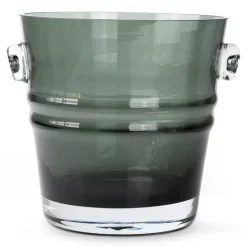 The Bucket Lykt/ Vase Koksgrå 16cm
