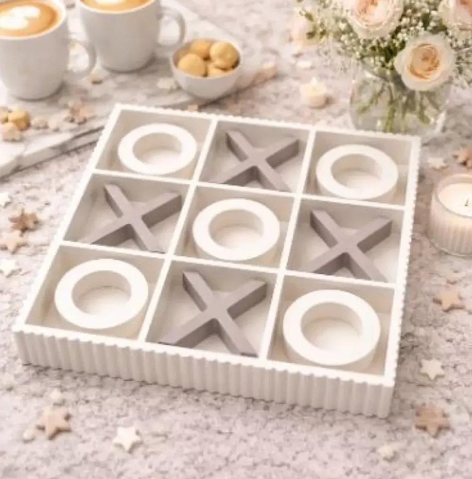 Tic Tac Spill Beige 33x33