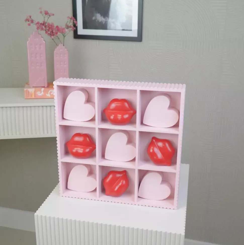Tic Tac Spill Hjerter/Lips