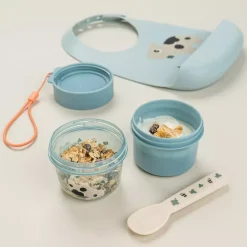 To Go 2-Veis Snackbeholder S Tiny Farm Blue