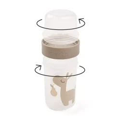 To Go 2-Way Snack Container L Lalee Sand