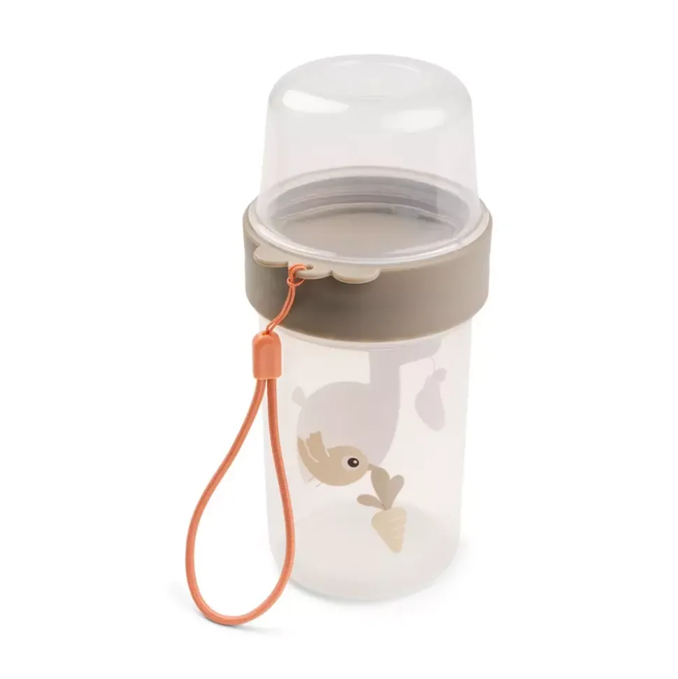 To Go 2-Way Snack Container L Lalee Sand