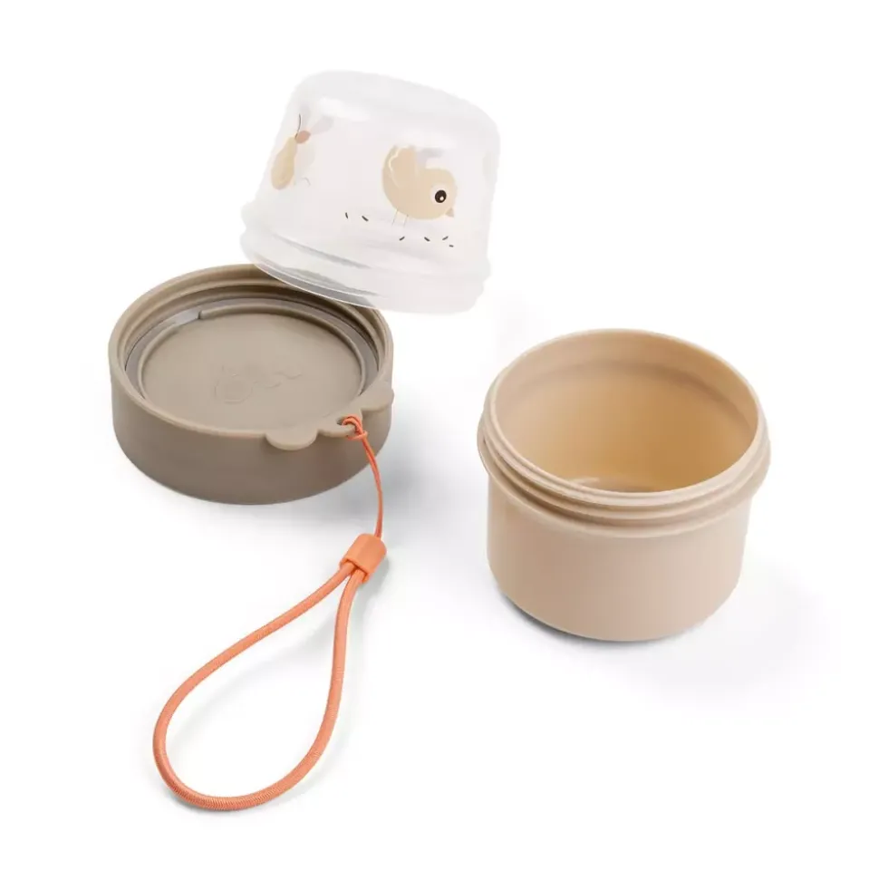 To Go 2-Way Snack Container S Birdee Sand