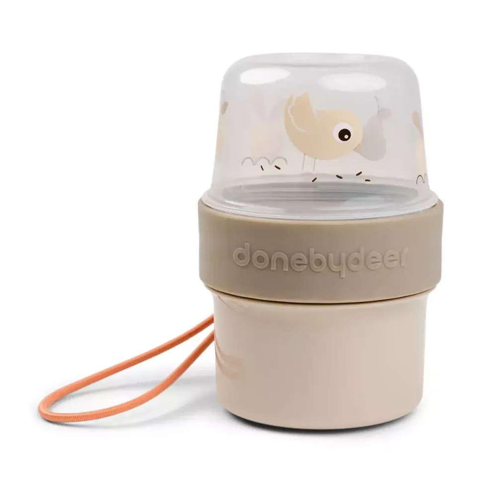 To Go 2-Way Snack Container S Birdee Sand