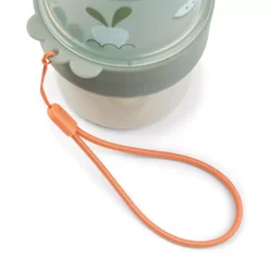 To Go 2-Way Snack Container S Birdee Green