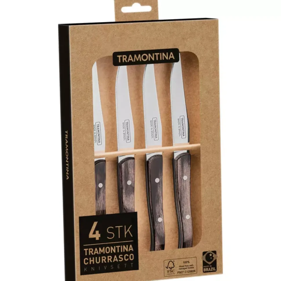 Tramontina - Churrasco - Knivsett s/4