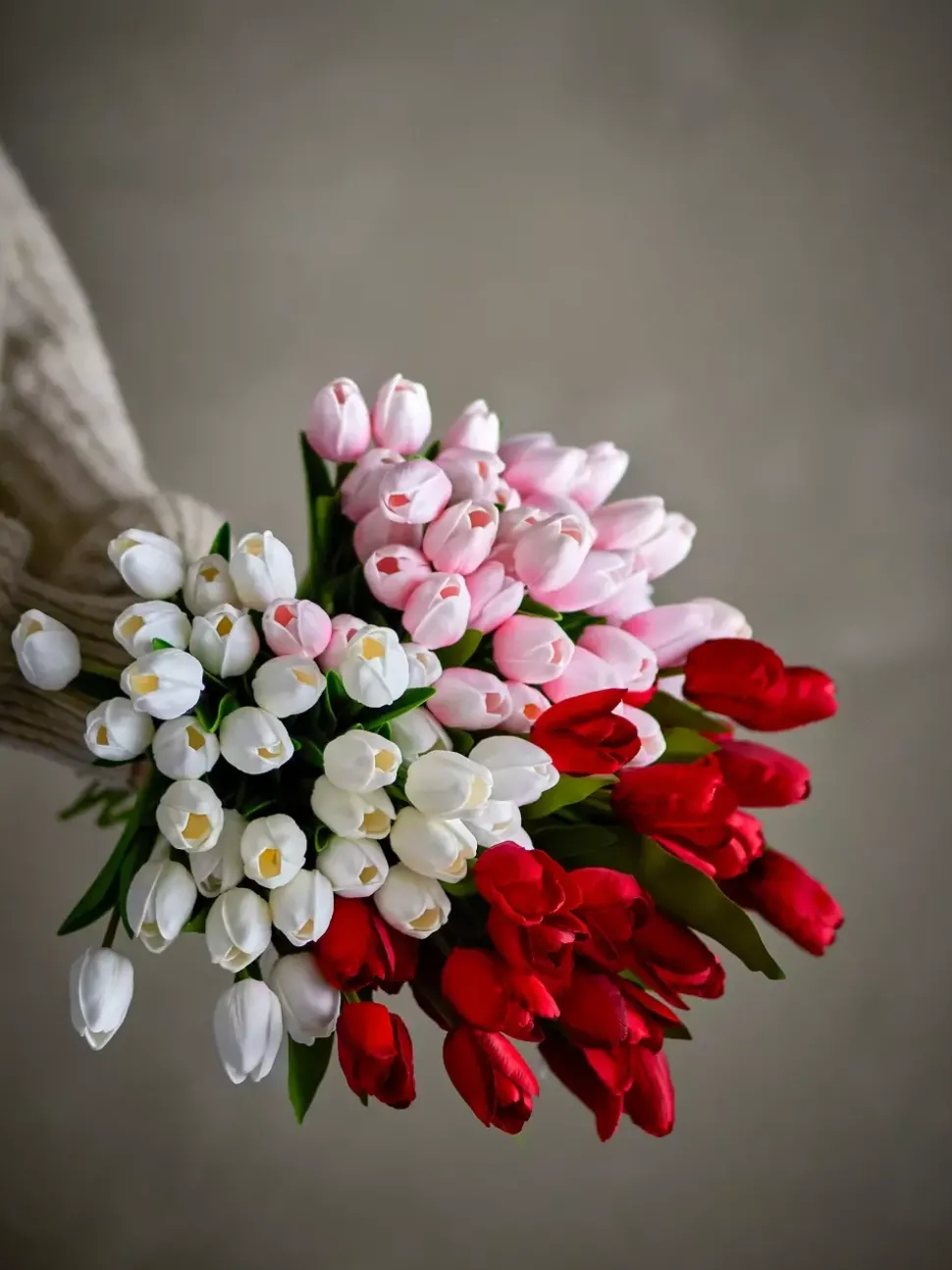 Tulipanbukett Hvit (16stk)