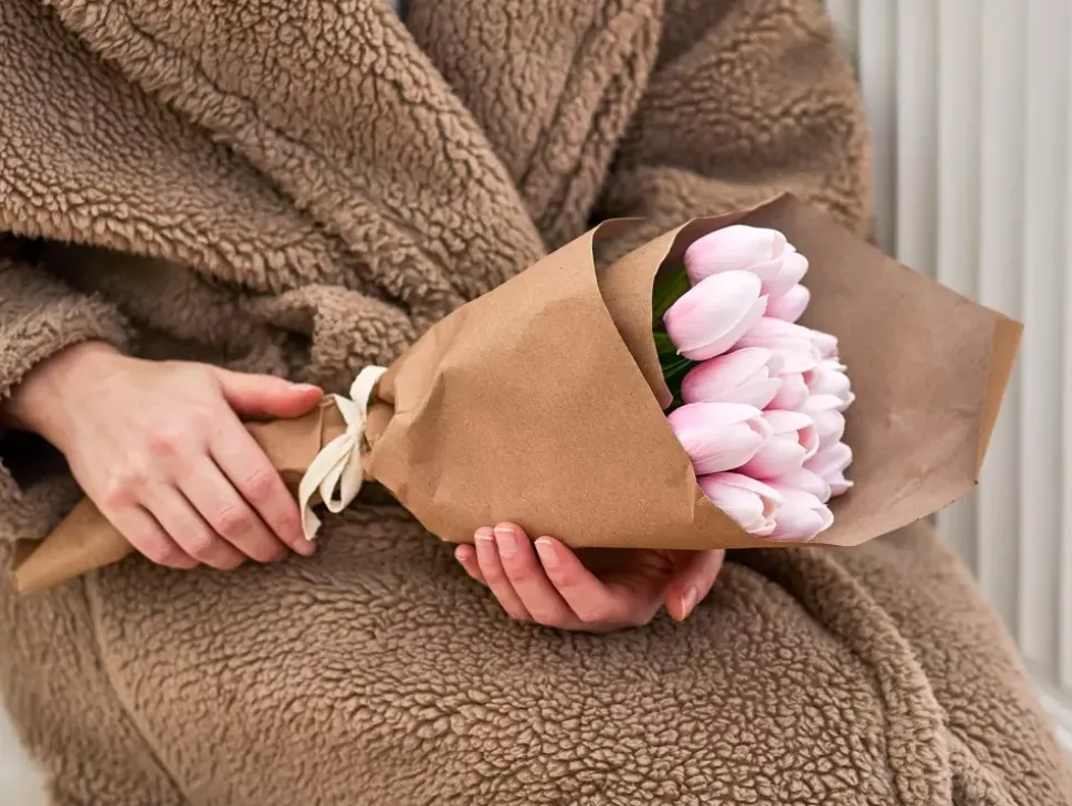 Tulipanbukett Rosa (16stk)