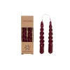 Twisted Candles Bordeaux m/Lakk L14