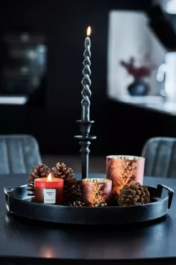 Twisted Candles Muted Black