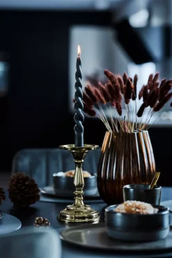 Twisted Candles Muted Black