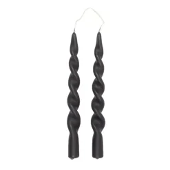 Twisted Candles Muted Black