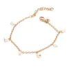 Tynt Armbånd, Lilies & Pearls