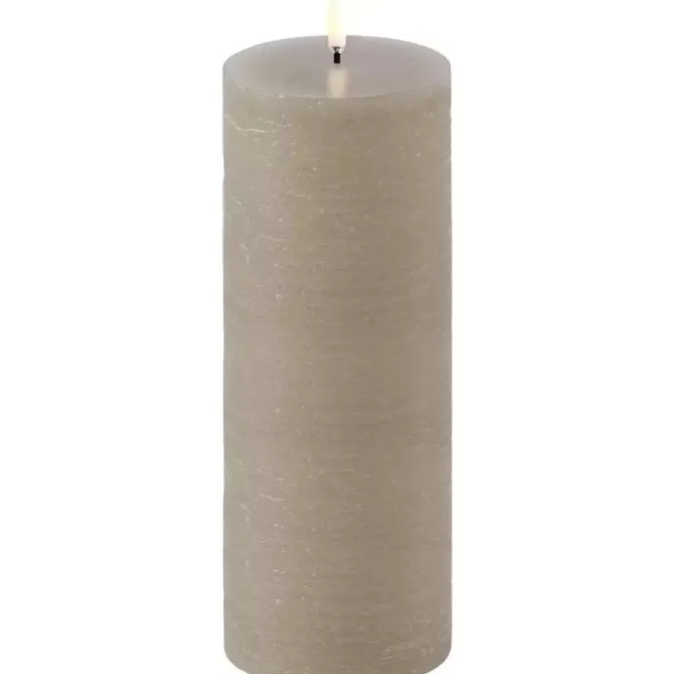 Uyuni lighting - Pillar - LED Kubbelys Brun H22