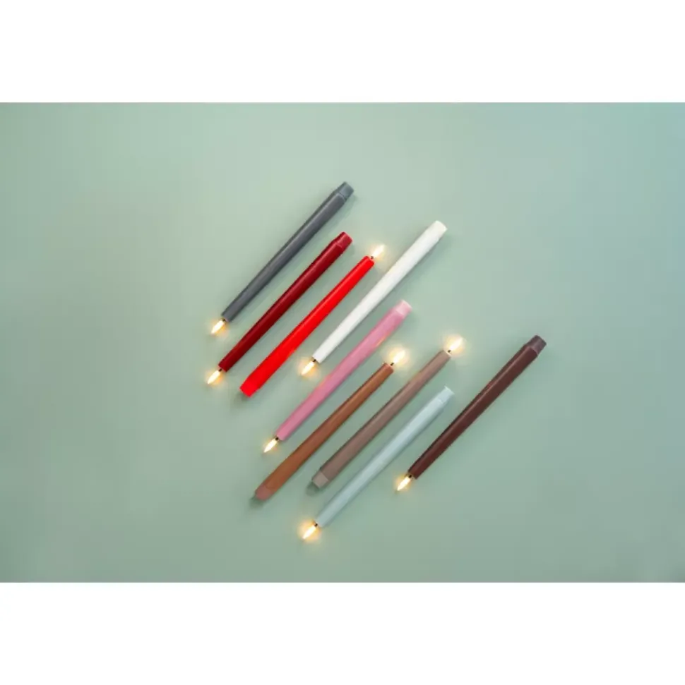 Uyuni lighting - Taper Candle - LED Kronelys Grønn s/2
