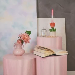 Vase H15 Rosa Perlekant