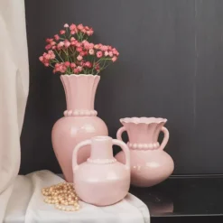 Vase H15 Rosa Perlekant