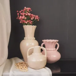 Vase H15 Rosa Perlekant