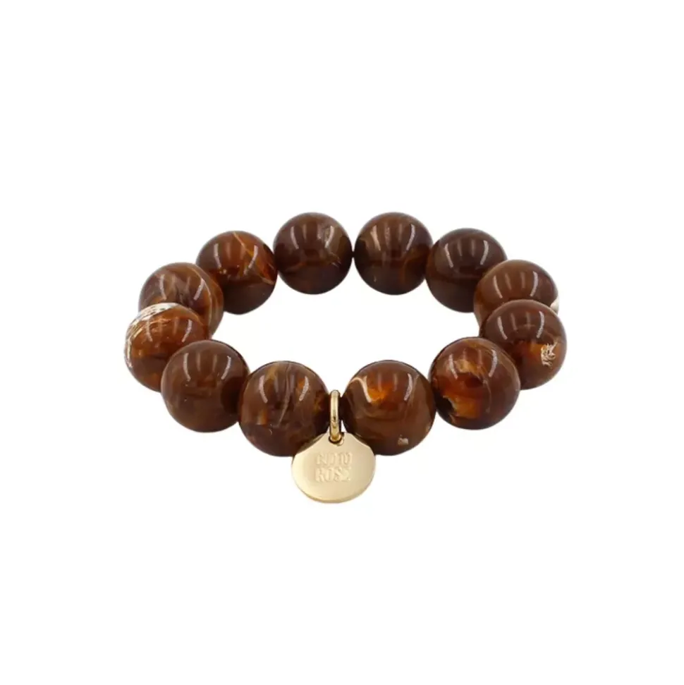 Velvet Resin Armbånd Brun