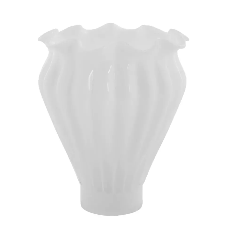 Verinne Vase Hvit Glass H28,5cm